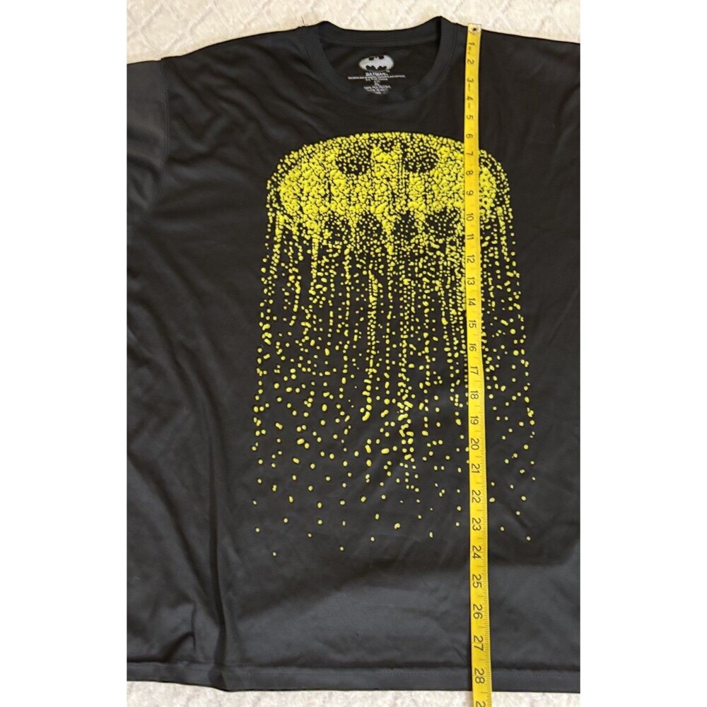 Batman DC Comics Cascading Logo Soft Feel Black Shirt Men’s Size XL - Picture 14 of 14